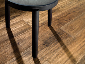 engineered parquet floor / glued / oak / aged