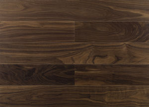 engineered parquet flooring / floating / walnut / satin