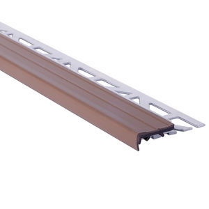 stair nosing trim / wooden / aluminium / stainless steel