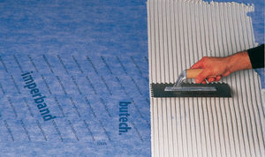 wall waterproofing membrane / adhesive / polypropylene