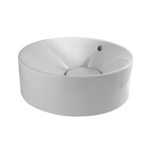 countertop washbasin / round / ceramic / contemporary