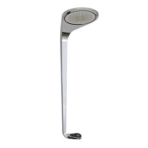 wall-mounted shower head / round / thermostatic / waterfall