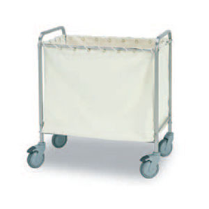 linen trolley / stainless steel