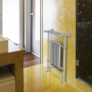 hot water towel radiator / steel / traditional / bathroom