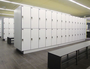 steel locker / for sports facilities / secure