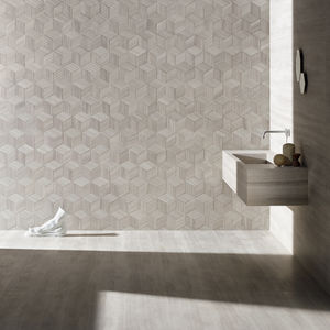 indoor tile / wall / natural stone / striped