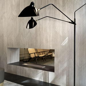 indoor tile / wall / natural stone / striped