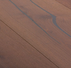 engineered parquet floor / glued / floating / oak
