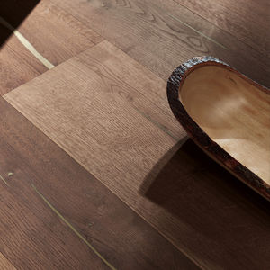 engineered parquet floor / glued / floating / oak