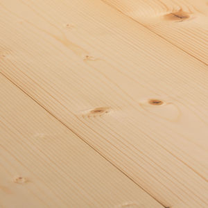 engineered parquet floor / glued / floating / spruce