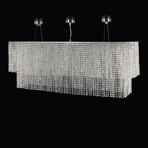 contemporary chandelier / crystal / LED / handmade