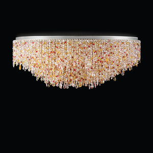 contemporary chandelier / crystal / LED / handmade