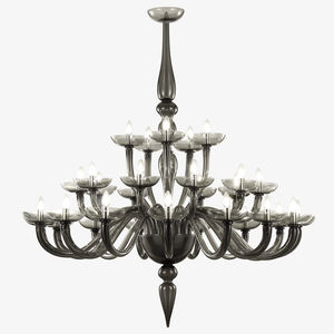 traditional chandelier / Murano glass / handmade / custom