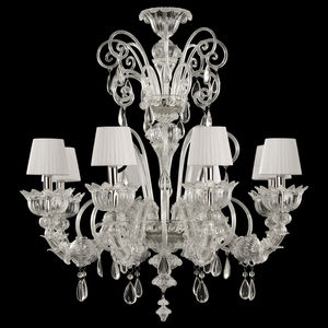 traditional chandelier / Murano glass / handmade / custom