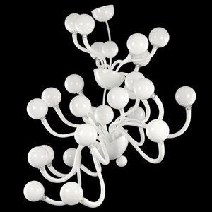 contemporary chandelier / blown glass / Murano glass / LED