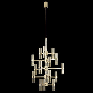 contemporary chandelier / blown glass / Murano glass / LED