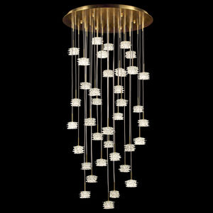 pendant lamp / contemporary / metal / glass