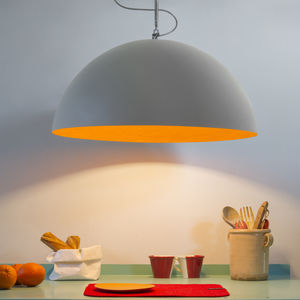 pendant lamp / contemporary / steel / in Nebulite®