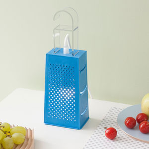 table lamp / original design / polycarbonate / LED