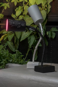 table lamp / contemporary / steel / in Nebulite®
