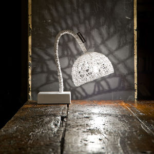 table lamp / contemporary / cast iron / steel