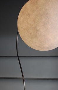 floor-standing lamp / contemporary / cast iron / steel