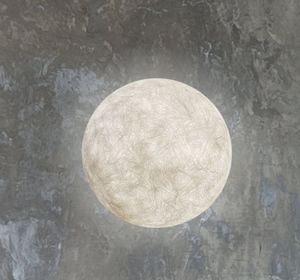 contemporary wall light / round / in Nebulite® / LED