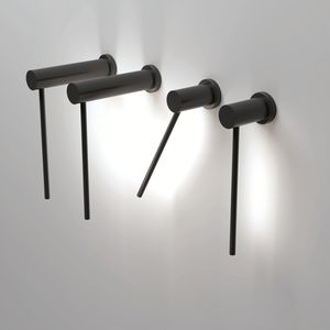 wall-mounted spotlight / indoor / LED / round