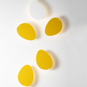 contemporary wall light / lacquered aluminum / methacrylate / LED