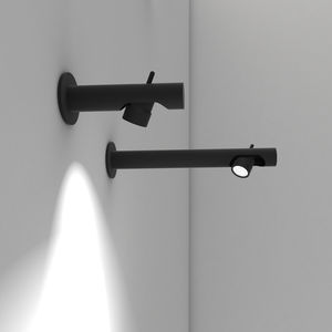 contemporary wall light / anodized aluminum / LED / linear