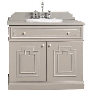 free-standing washbasin cabinet / wooden / traditional / with drawers