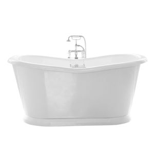 free-standing bathtub / oval / acrylic