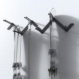 wall-mount ski rack
