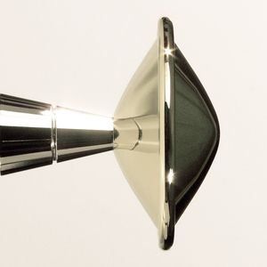 contemporary coat hook / stainless steel