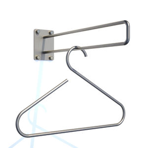 wall-mounted coat hanger rack