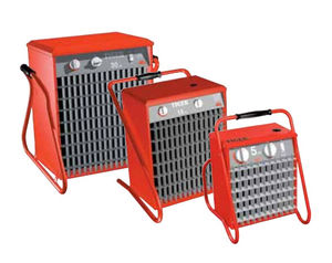 electric air heater / wall-mounted / heavy-duty / mobile
