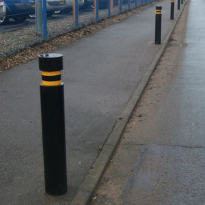 parking prevention bollard / security / steel / removable