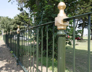 protective barrier / fixed / steel / for public spaces