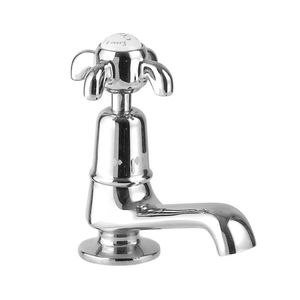 washbasin mixer tap / chromed metal / brass / nickel