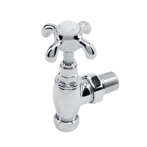 washbasin mixer tap / wall-mounted / built-in / chromed metal