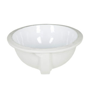 undercounter washbasin / round / porcelain / contemporary
