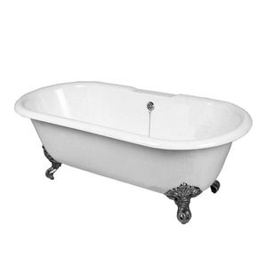 bathtub with legs / oval / cast iron