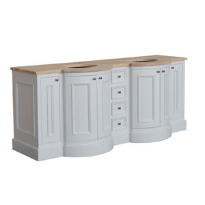 double vanity top / oak