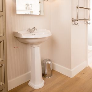 free-standing washbasin / ceramic / traditional / handmade