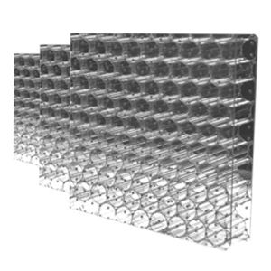 false ceiling acoustic sandwich panel / polycarbonate honeycomb core
