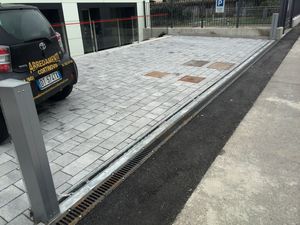 parking barrier / access control / fixed / steel