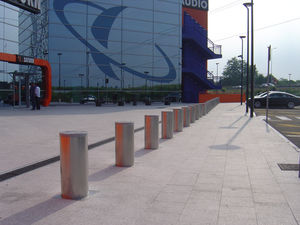 security bollard / anti-parking / stainless steel