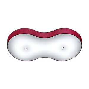 contemporary ceiling light / fabric / LED / fluorescent