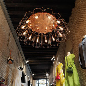 pendant lamp / contemporary / metal / LED