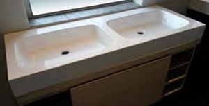 double vanity top / stone